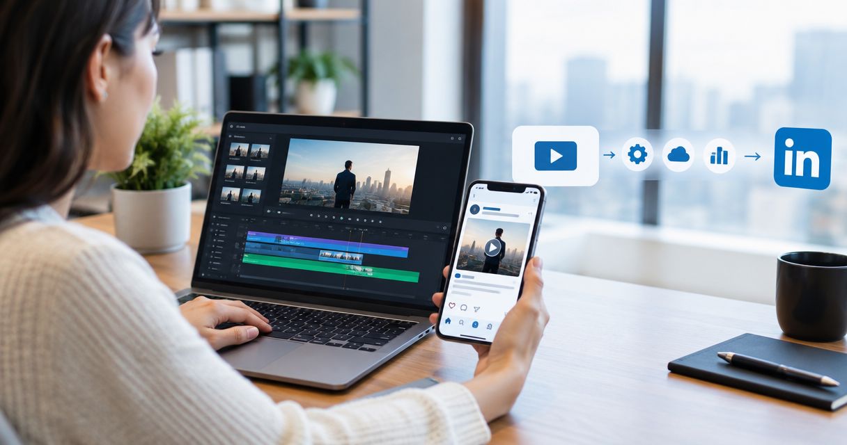 Corporate video to LinkedIn: complete 2026 distribution workflow